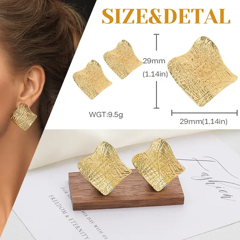 Golden Hammer Earring - FY0291